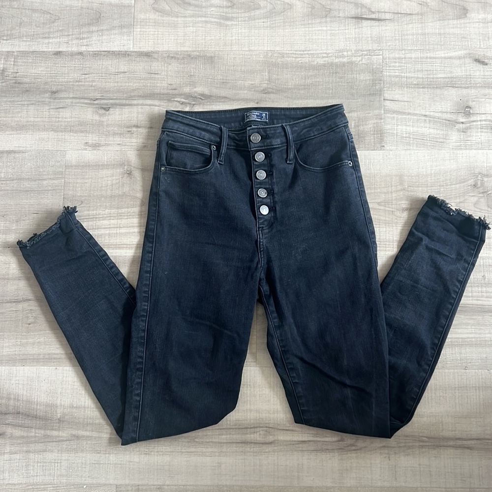 Abercrombie & Fitch Curve Love High Rise Super Skinny Ankle- 26/2
